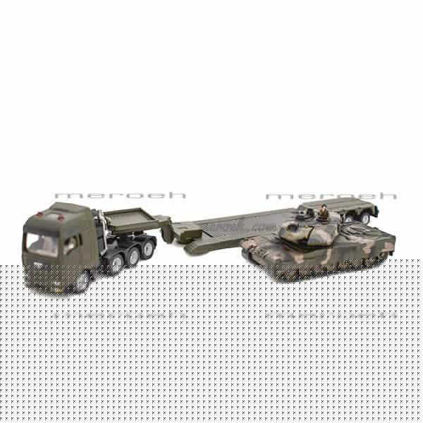 ماکت تریلی حمل تانک Siku مدل Heavy Haulage Truck with Tank