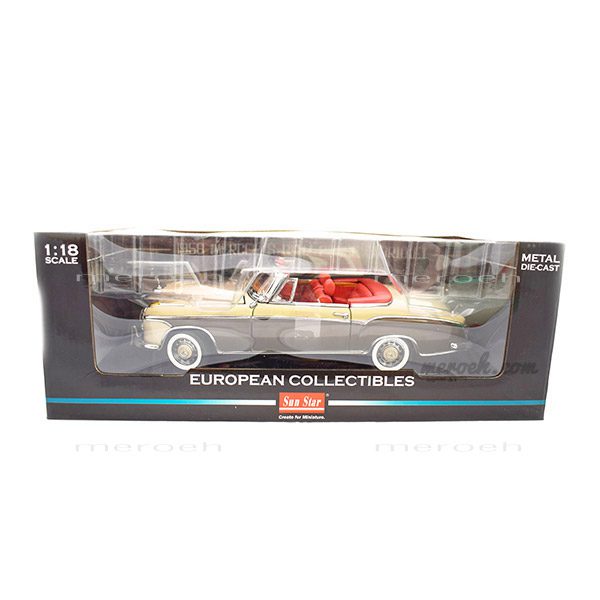 ماکت ماشین Sun Star مدل Mercedes Benz 220SE Cabriolet