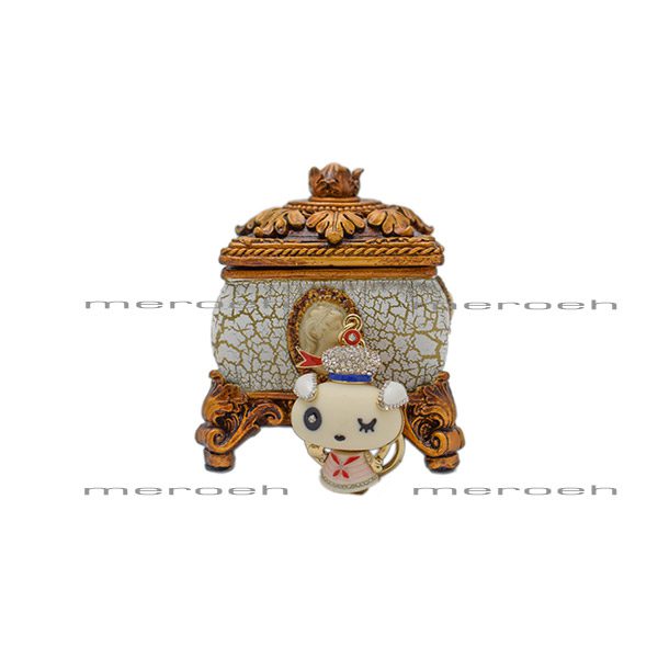 جاکلیدی Nadasa طرح گربه با کلاه نگینی