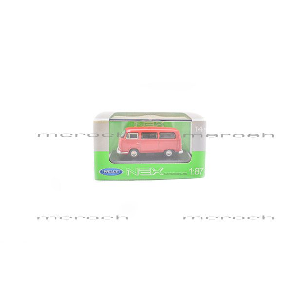 ماکت ماشین Welly مدل Volkswagen Bus T2 1972