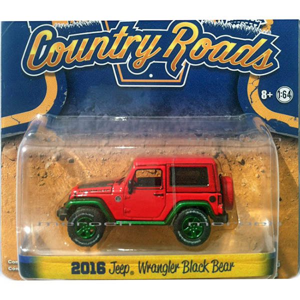 ماکت ماشین GreenLight مدل Jeep Wrangler Black Bear