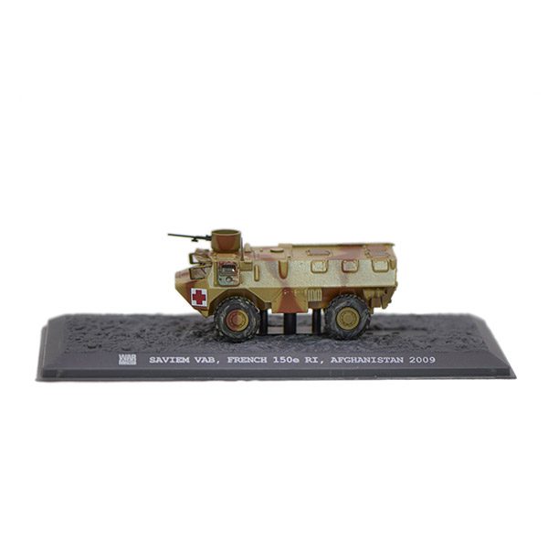ماکت نفربر نظامی Warmaster مدل Saviem VAB French 450e RI Afghanistan 2009
