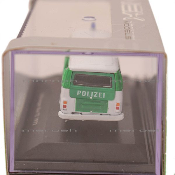 ماکت ماشین پلیس Welly مدل Volkswagen Bus T2 1972