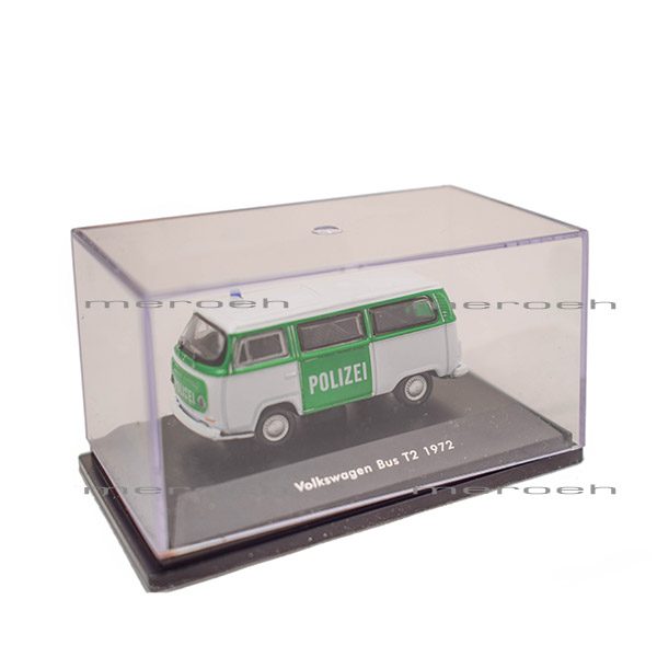 ماکت ماشین پلیس Welly مدل Volkswagen Bus T2 1972