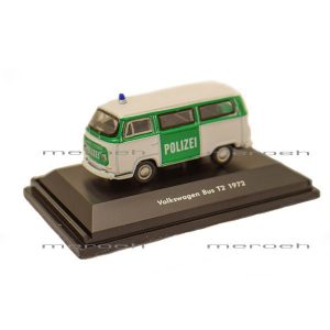 ماکت ماشین پلیس Welly مدل Volkswagen Bus T2 1972
