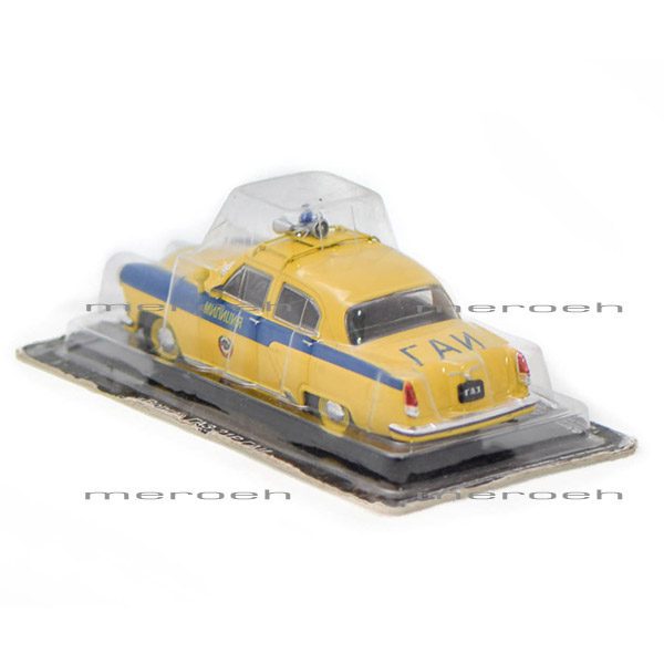 ماکت ماشین روسی Deagostini مدل Volga GA3 21R GAI Police