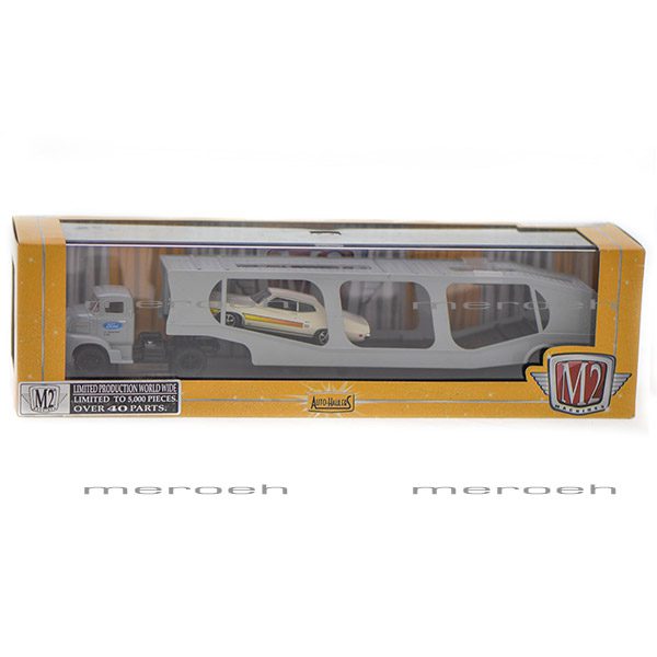 ماکت تریلر Ford COE حامل ماشین Ford Torino برند M2