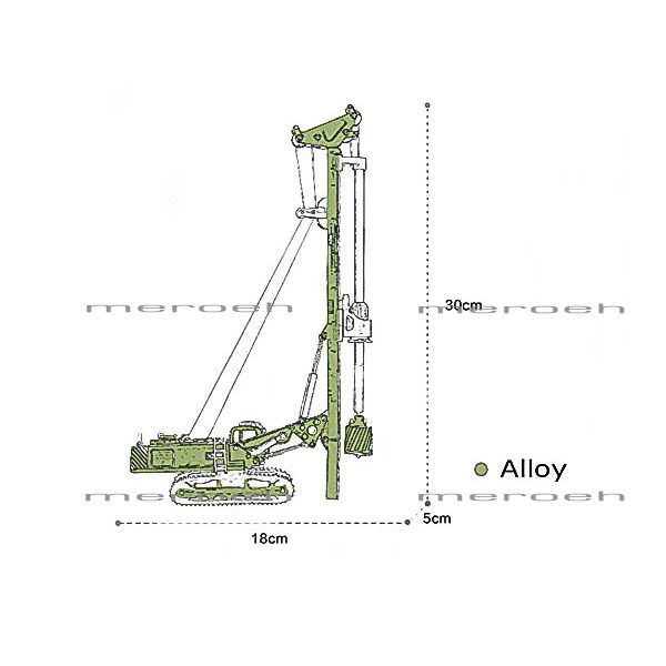 ماکت ماشین حفر چاه KDW مدل Spin Drilling Rig