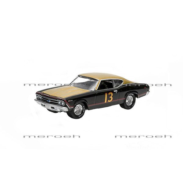 ماکت ماشین GreenLight مدل Chevrolet Chevelle به همراه فیگور Cougar