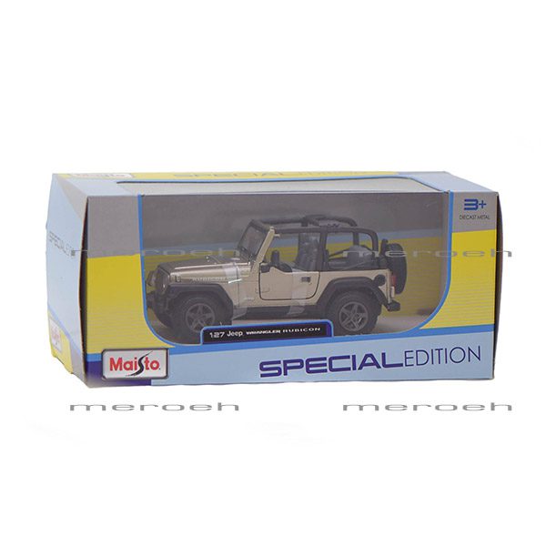 ماکت ماشین Maisto مدل Jeep Wrangler Rubicon