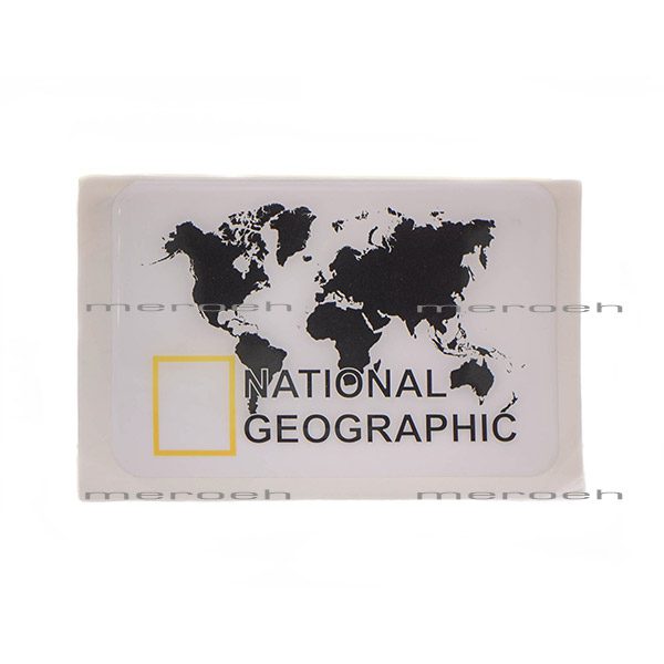 برچسب تزئینی ژله ای اندازه بزرگ ماشین مدل National Geographic