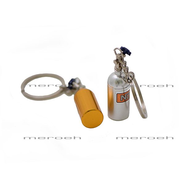 جاکلیدی فلزی طرح کپسول NOS نیترو اکسید