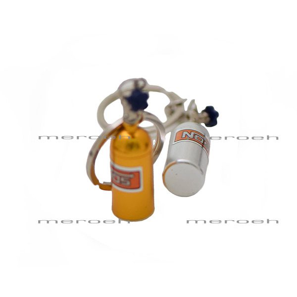 جاکلیدی فلزی طرح کپسول NOS نیترو اکسید