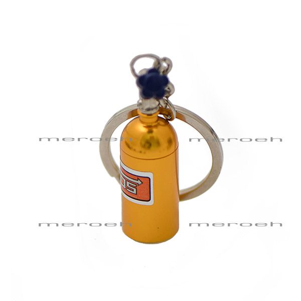 جاکلیدی فلزی طرح کپسول NOS نیترو اکسید