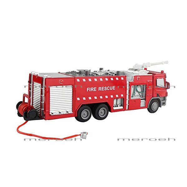 ماکت ماشین آتش نشانی آبپاش KDW مدل Water Fire Engine