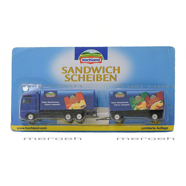ماکت تریلر حمل پنیر ساندویچ Werbemittel مدل Man