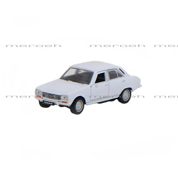 ماکت ماشین عقب کش Welly مدل 1975 Pevgeot 504