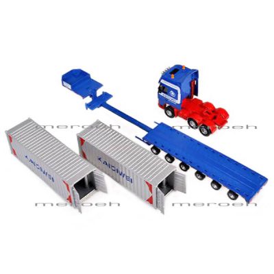 ماکت تریلی کانتینربر  KDW مدل Low Bed Transporter