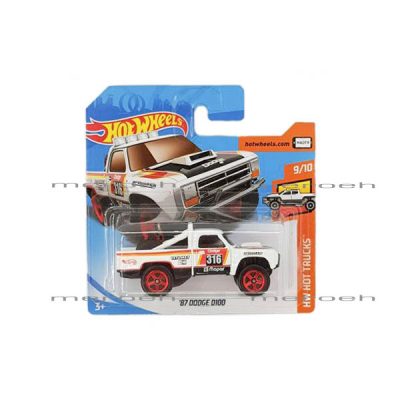 ماکت ماشین Hotwheels مدل 1987 Dodge D100