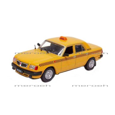 ماکت ماشین تاکسی روسی Deagostini مدل Gaz-Taxi ГАЗ-3110 Такси Bonra Volga Russian