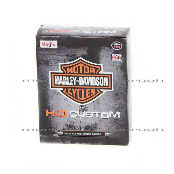 کیت ماکت موتورسیکلت هارلی دیویدسون Maisto مدل 2008 FLSTSB Cross Bones