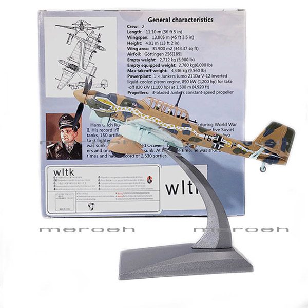 ماکت هواپیما فلزی برند JL Model مدل Stuka Ju-87