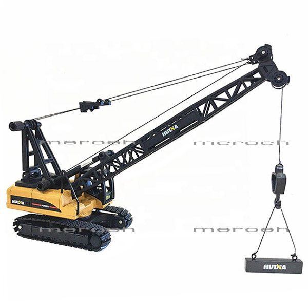 ماکت جرثقیل بوم خشک زنجیری Huina مدل Crawler Crane