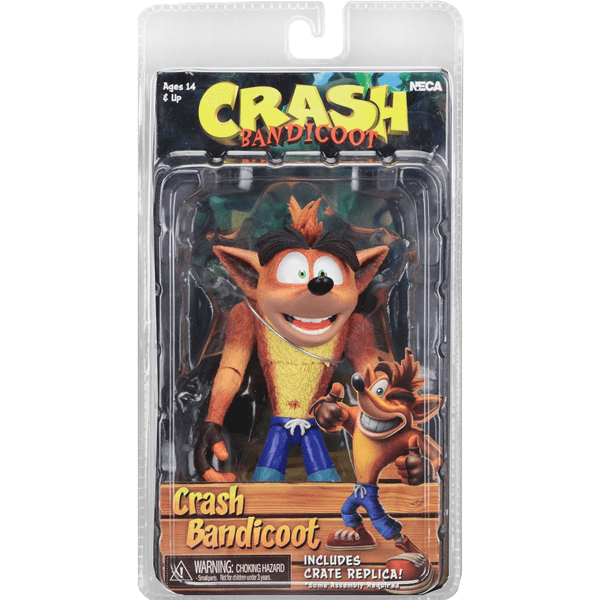 اکشن فیگور کراش باندیکوت Neca مدل Crash Bandicoot