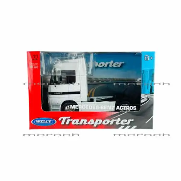 ماکت تریلی کشنده Welly مدل Mercedes Benz Actros