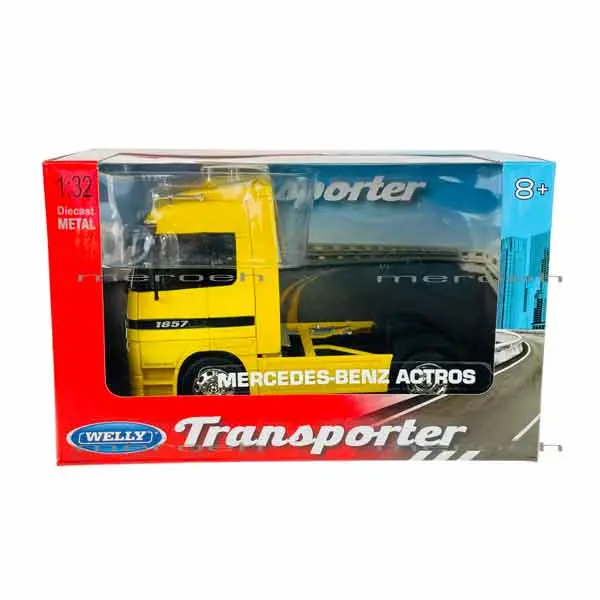 ماکت تریلی کشنده Welly مدل Mercedes Benz Actros